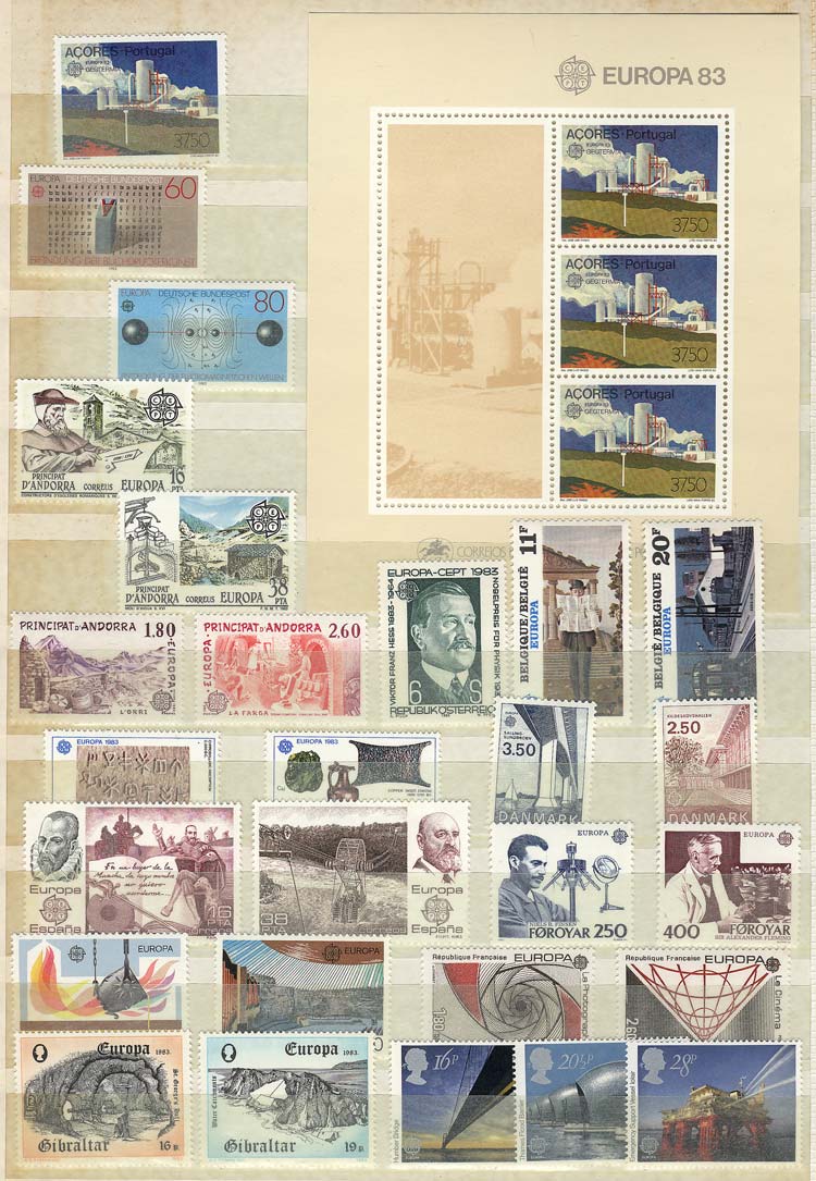 Lot 1 - topic europa Lots and Collections -  Guillermo Jalil - Philatino  Auction #1839 WORLDWIDE + ARGENTINA: October General Auction