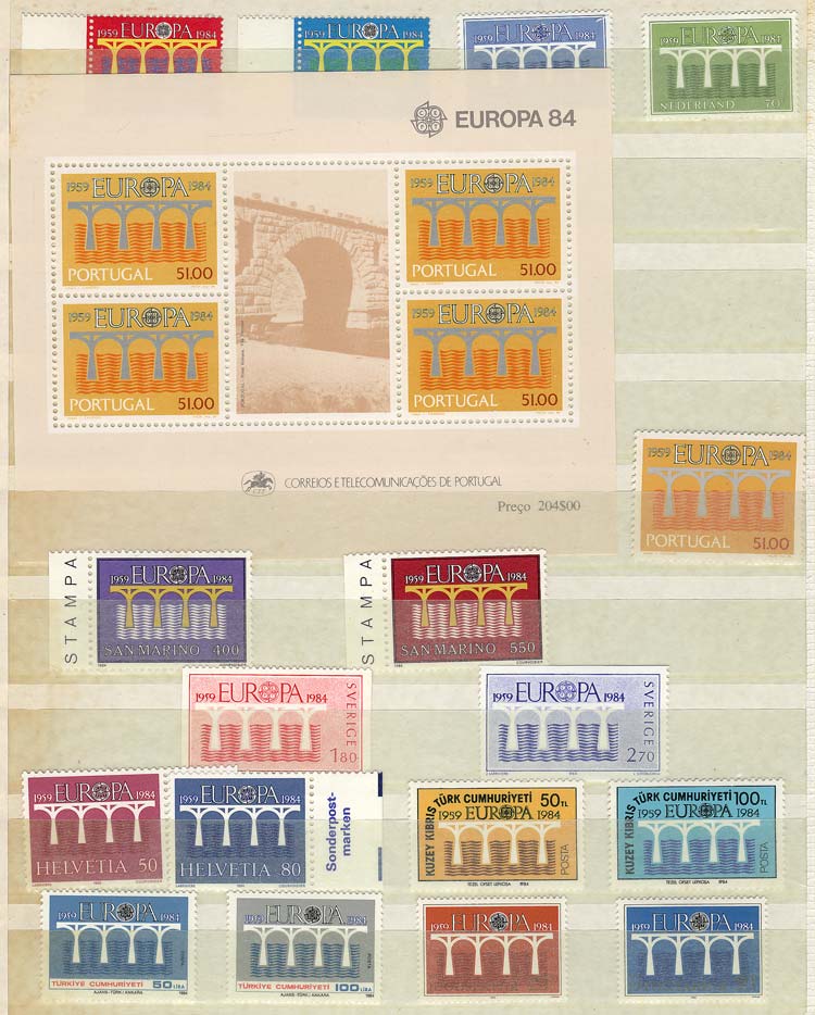 Lot 1 - topic europa Lots and Collections -  Guillermo Jalil - Philatino  Auction #1839 WORLDWIDE + ARGENTINA: October General Auction
