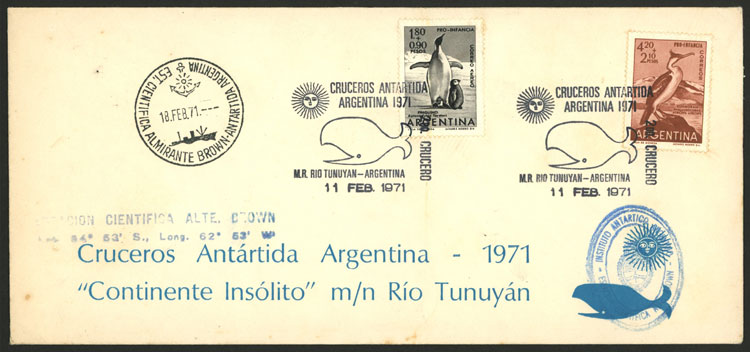 Stamp Auction - argentine antarctica postal history - Auction #1833 ...