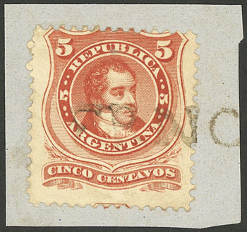 Lot 105 - Argentina general issues -  Guillermo Jalil - Philatino Auction #1922 ARGENTINA: General auction with very low starts!