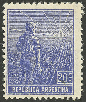 Lot 206 - Argentina general issues -  Guillermo Jalil - Philatino Auction #1922 ARGENTINA: General auction with very low starts!