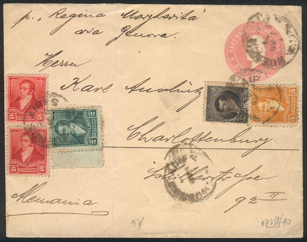 Lot 749 - Argentina postal history -  Guillermo Jalil - Philatino Auction #1922 ARGENTINA: General auction with very low starts!