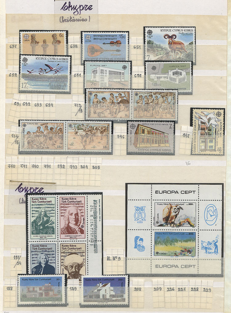 Lot 8 - topic europa Lots and Collections -  Guillermo Jalil - Philatino Auction #1924 WORLDWIDE + ARGENTINA: General June auction