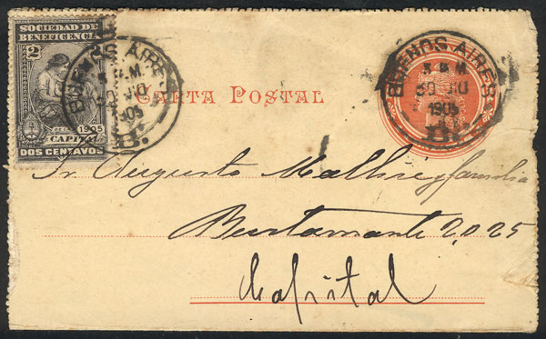 Lot 798 - Argentina postal history - Guillermo Jalil - Philatino Auction #1936 ARGENTINA: General auction with many Lot 798 - Argentina postal history - Guillermo Jalil - Philatino Auction #1936 ARGENTINA: General auction with many