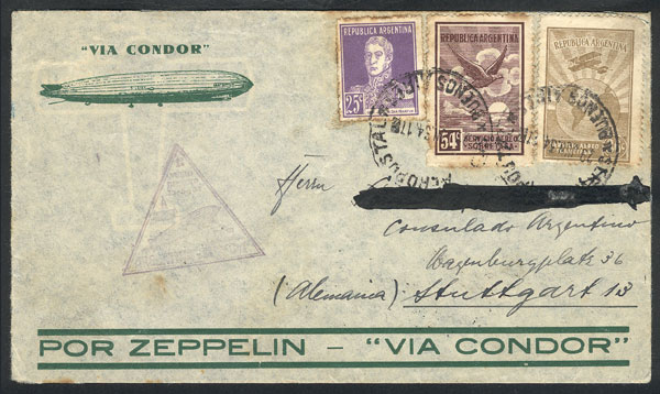 Lot 810 - Argentina postal history -  Guillermo Jalil - Philatino Auction #1936 ARGENTINA: General auction with many 