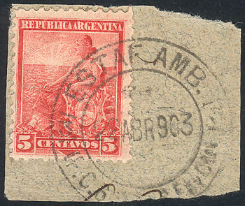 Lot 333 - Argentina general issues -  Guillermo Jalil - Philatino Auction #1936 ARGENTINA: General auction with many 