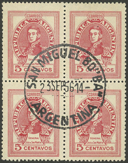 Lot 488 - Argentina general issues - Guillermo Jalil - Philatino Auction #1936 ARGENTINA: General auction with many Lot 488 - Argentina general issues - Guillermo Jalil - Philatino Auction #1936 ARGENTINA: General auction with many