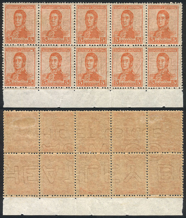 Lot 401 - Argentina general issues - Guillermo Jalil - Philatino Auction #1936 ARGENTINA: General auction with many Lot 401 - Argentina general issues - Guillermo Jalil - Philatino Auction #1936 ARGENTINA: General auction with many