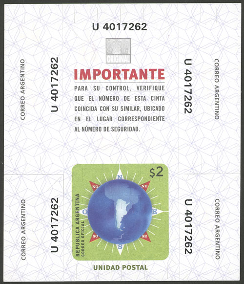 Lot 767 - Argentina parcel post seals - Guillermo Jalil - Philatino Auction #1936 ARGENTINA: General auction with many Lot 767 - Argentina parcel post seals - Guillermo Jalil - Philatino Auction #1936 ARGENTINA: General auction with many