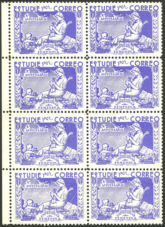Lot 844 - Argentina cinderellas - Guillermo Jalil - Philatino Auction #1936 ARGENTINA: General auction with many Lot 844 - Argentina cinderellas - Guillermo Jalil - Philatino Auction #1936 ARGENTINA: General auction with many