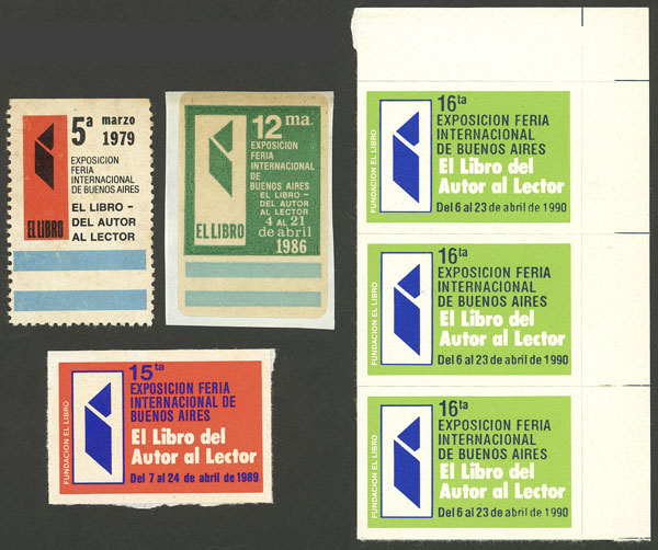 Lot 835 - Argentina cinderellas - Guillermo Jalil - Philatino Auction #1936 ARGENTINA: General auction with many Lot 835 - Argentina cinderellas - Guillermo Jalil - Philatino Auction #1936 ARGENTINA: General auction with many