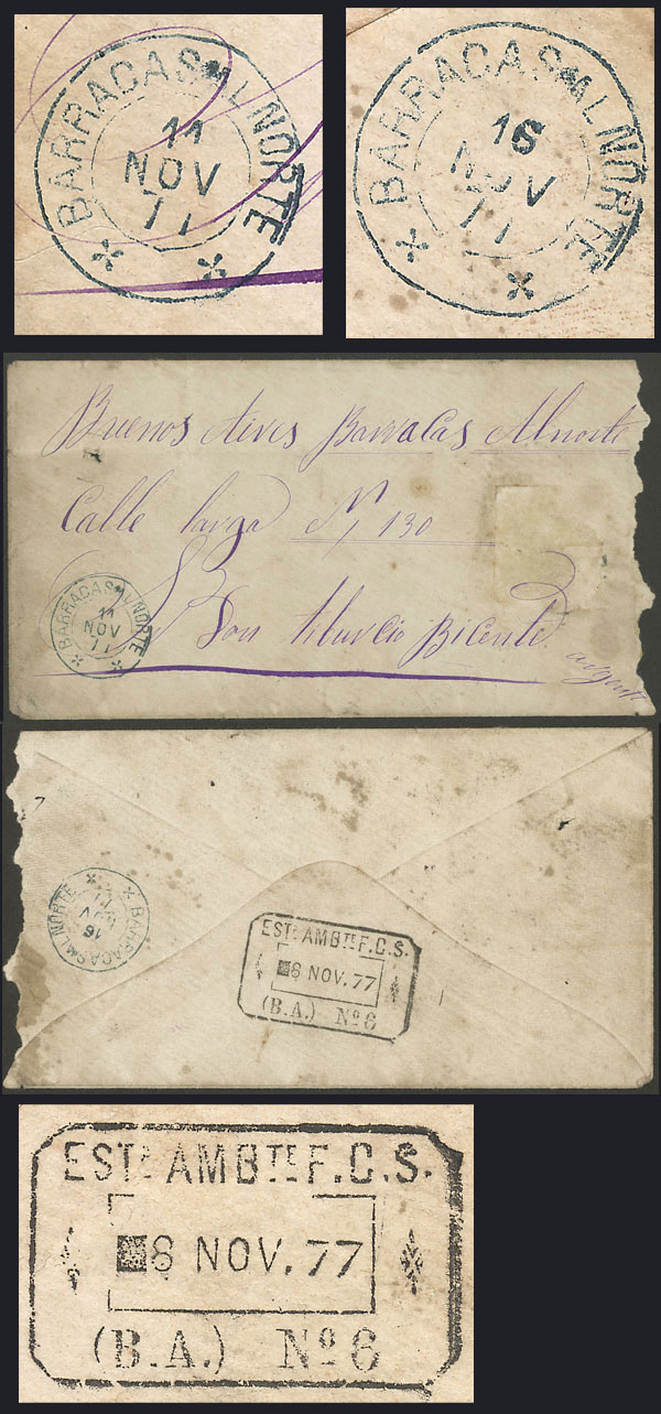 Lot 785 - Argentina postal history - Guillermo Jalil - Philatino Auction #1936 ARGENTINA: General auction with many Lot 785 - Argentina postal history - Guillermo Jalil - Philatino Auction #1936 ARGENTINA: General auction with many