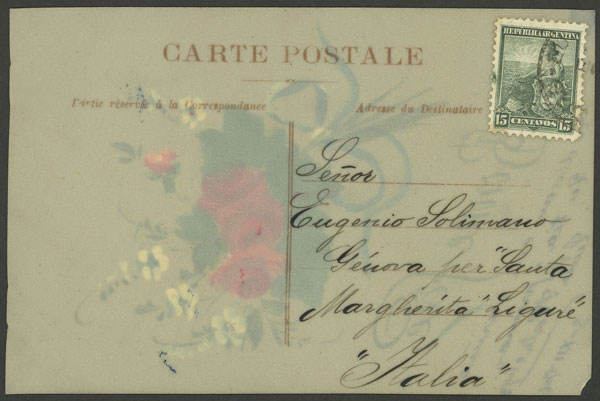 Lot 802 - Argentina postal history -  Guillermo Jalil - Philatino Auction #1936 ARGENTINA: General auction with many 
