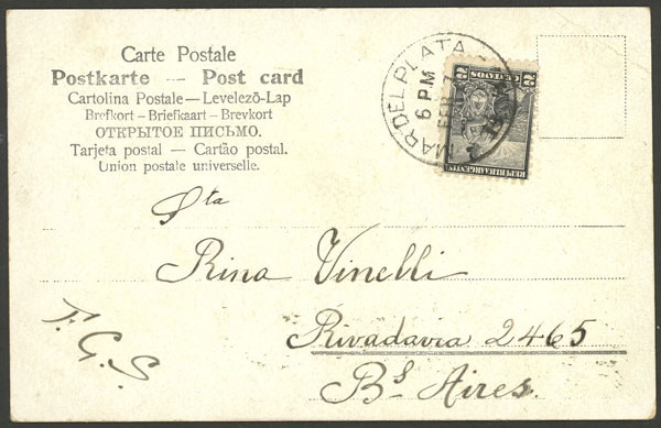 Lot 800 - Argentina postal history - Guillermo Jalil - Philatino Auction #1936 ARGENTINA: General auction with many Lot 800 - Argentina postal history - Guillermo Jalil - Philatino Auction #1936 ARGENTINA: General auction with many