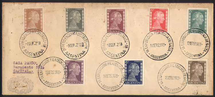 Lot 815 - Argentina postal history -  Guillermo Jalil - Philatino Auction #1936 ARGENTINA: General auction with many 