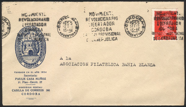 Lot 816 - Argentina postal history -  Guillermo Jalil - Philatino Auction #1936 ARGENTINA: General auction with many 