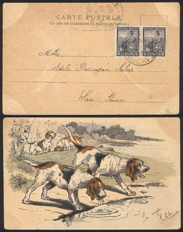 Lot 793 - Argentina postal history - Guillermo Jalil - Philatino Auction #1936 ARGENTINA: General auction with many Lot 793 - Argentina postal history - Guillermo Jalil - Philatino Auction #1936 ARGENTINA: General auction with many