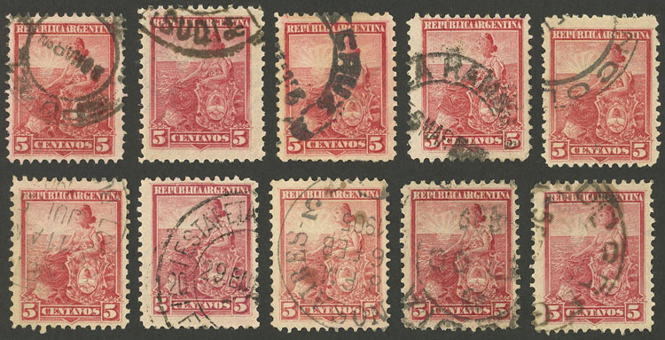 Lot 291 - Argentina general issues - Guillermo Jalil - Philatino Auction #1936 ARGENTINA: General auction with many Lot 291 - Argentina general issues - Guillermo Jalil - Philatino Auction #1936 ARGENTINA: General auction with many