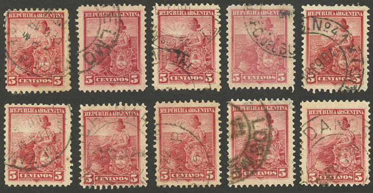 Lot 292 - Argentina general issues - Guillermo Jalil - Philatino Auction #1936 ARGENTINA: General auction with many Lot 292 - Argentina general issues - Guillermo Jalil - Philatino Auction #1936 ARGENTINA: General auction with many