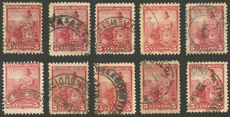 Lot 296 - Argentina general issues - Guillermo Jalil - Philatino Auction #1936 ARGENTINA: General auction with many Lot 296 - Argentina general issues - Guillermo Jalil - Philatino Auction #1936 ARGENTINA: General auction with many