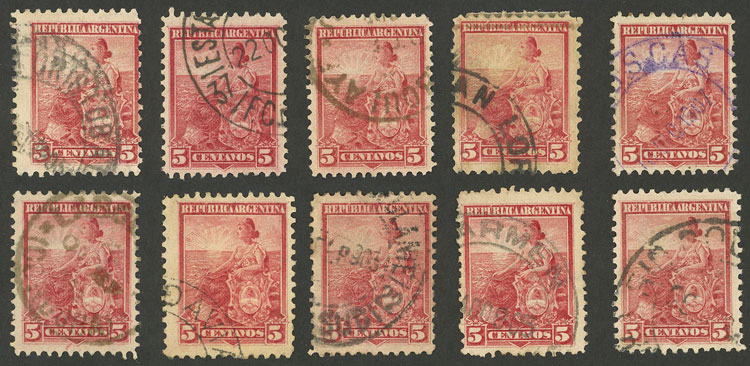Lot 300 - Argentina general issues - Guillermo Jalil - Philatino Auction #1936 ARGENTINA: General auction with many Lot 300 - Argentina general issues - Guillermo Jalil - Philatino Auction #1936 ARGENTINA: General auction with many