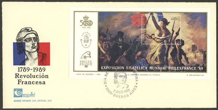 Lot 683 - Argentina souvenir sheets - Guillermo Jalil - Philatino Auction #1936 ARGENTINA: General auction with many Lot 683 - Argentina souvenir sheets - Guillermo Jalil - Philatino Auction #1936 ARGENTINA: General auction with many