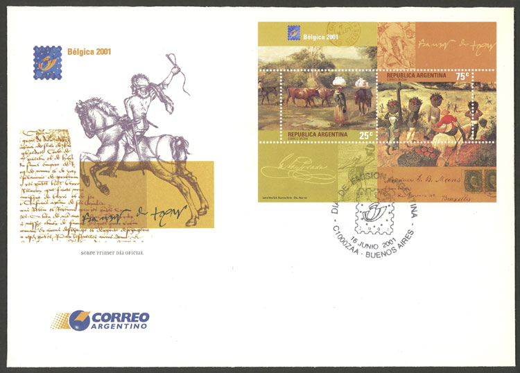 Lot 720 - Argentina souvenir sheets - Guillermo Jalil - Philatino Auction #1936 ARGENTINA: General auction with many Lot 720 - Argentina souvenir sheets - Guillermo Jalil - Philatino Auction #1936 ARGENTINA: General auction with many