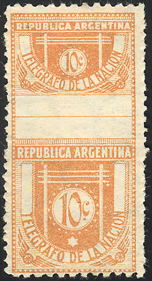 Lot 758 - Argentina telegraph stamps - Guillermo Jalil - Philatino Auction #1936 ARGENTINA: General auction with many Lot 758 - Argentina telegraph stamps - Guillermo Jalil - Philatino Auction #1936 ARGENTINA: General auction with many