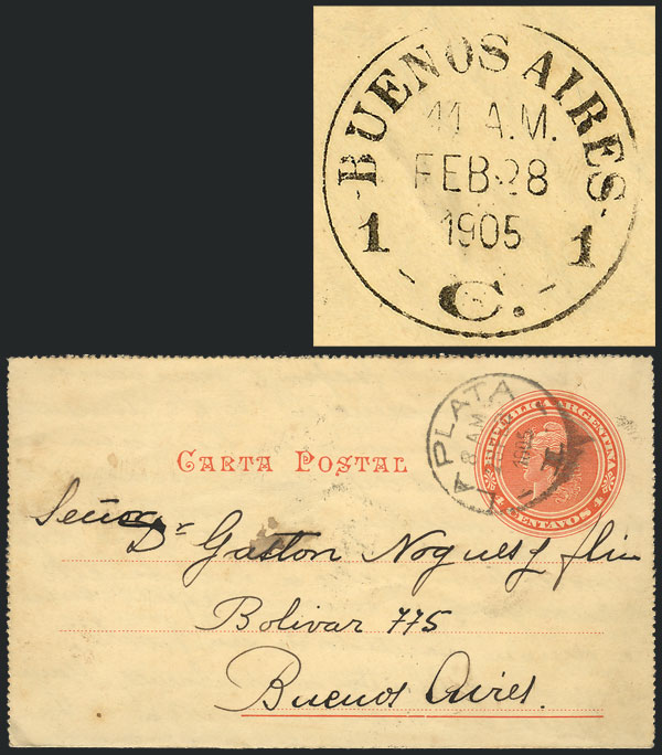 Lot 796 - Argentina postal history - Guillermo Jalil - Philatino Auction #1936 ARGENTINA: General auction with many Lot 796 - Argentina postal history - Guillermo Jalil - Philatino Auction #1936 ARGENTINA: General auction with many