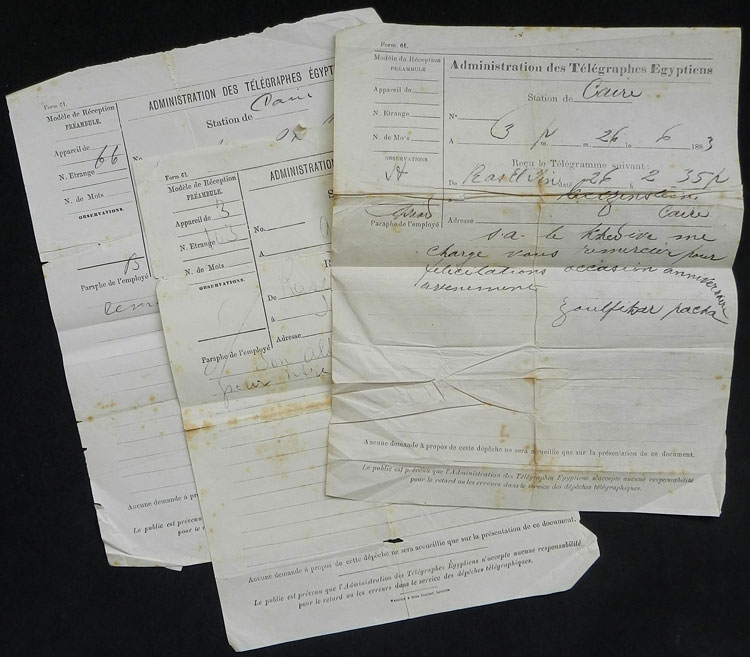 Lot 124 - Egypt postal history - Guillermo Jalil - Philatino Auction #1937 WORLDWIDE + ARGENTINA: special September auction Lot 124 - Egypt postal history - Guillermo Jalil - Philatino Auction #1937 WORLDWIDE + ARGENTINA: special September auction