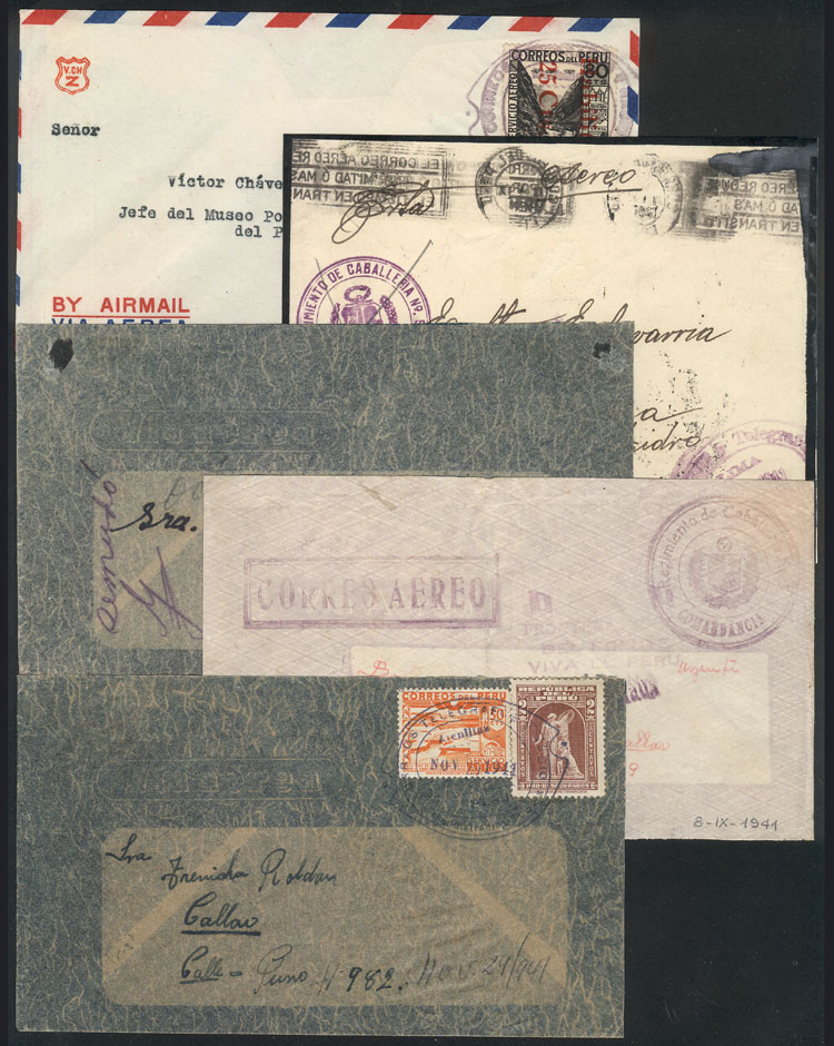 Lot 204 - Peru postal history - Guillermo Jalil - Philatino Auction #1937 WORLDWIDE + ARGENTINA: special September auction Lot 204 - Peru postal history - Guillermo Jalil - Philatino Auction #1937 WORLDWIDE + ARGENTINA: special September auction