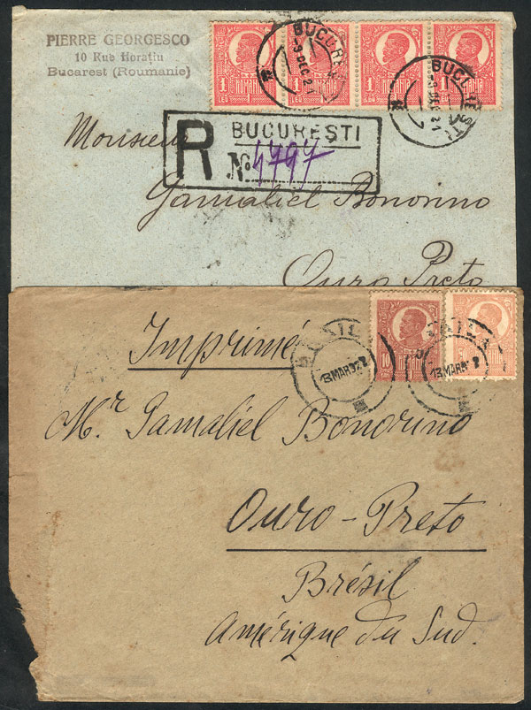 Stamp Auction - Romania Postal History - Auction # 2014 Worldwide 