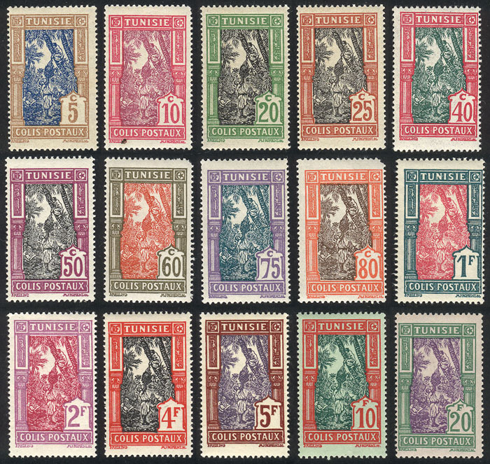 Tunisia Semi-Postal Stamp - #B22/A4 1c on 3c Green OG Mint/LH 1923