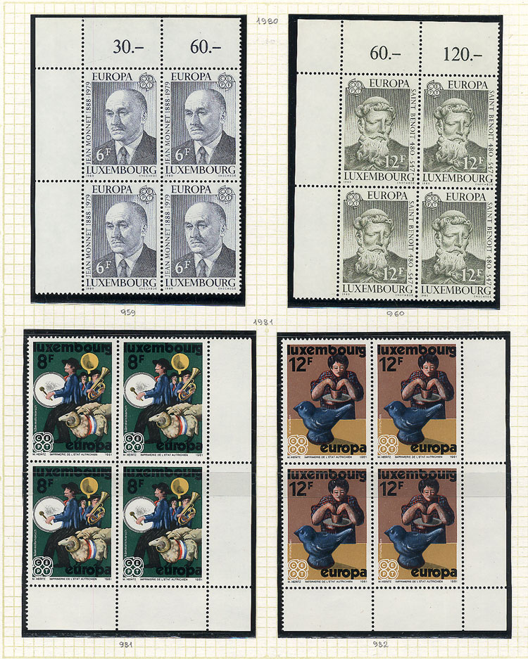 Lot 4 - topic europa Lots and Collections -  Guillermo Jalil - Philatino Auction # 2039 WORLDWIDE + ARGENTINA: General September auction