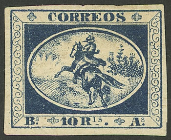 Lot 59 - Argentina gauchitos -  Guillermo Jalil - Philatino Auction # 2128 ARGENTINA: 'Clearance' auction with very low starts and many interesting lots!