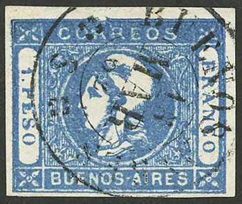 Lot 65 - Argentina cabecitas -  Guillermo Jalil - Philatino Auction # 2128 ARGENTINA: 'Clearance' auction with very low starts and many interesting lots!