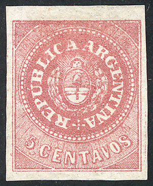Lot 47 - Argentina escuditos -  Guillermo Jalil - Philatino Auction # 2129 