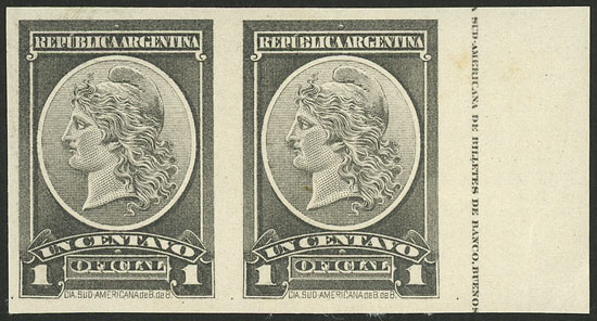 Lot 134 - Argentina official stamps -  Guillermo Jalil - Philatino Auction # 2129 