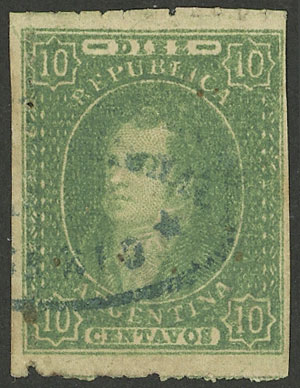 Lot 45 - Argentina rivadavias -  Guillermo Jalil - Philatino Auction # 2130 ARGENTINA: 