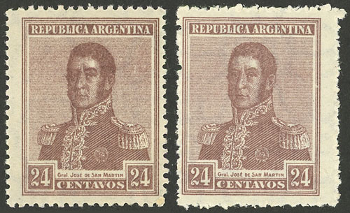 Lot 636 - Argentina general issues -  Guillermo Jalil - Philatino Auction # 2134 ARGENTINA: Fun auction including rarities of all periods
