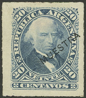 Lot 181 - Argentina general issues -  Guillermo Jalil - Philatino Auction # 2134 ARGENTINA: Fun auction including rarities of all periods
