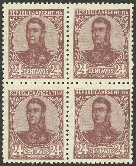 Lot 484 - Argentina general issues -  Guillermo Jalil - Philatino Auction # 2134 ARGENTINA: Fun auction including rarities of all periods
