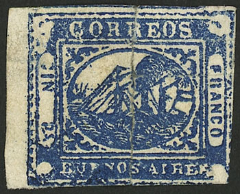 Lot 17 - Argentina barquitos -  Guillermo Jalil - Philatino Auction # 2134 ARGENTINA: Fun auction including rarities of all periods