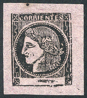 Lot 17 - Argentina corrientes -  Guillermo Jalil - Philatino Auction # 2137 ARGENTINA: Special October auction