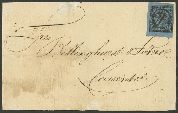 Lot 10 - Argentina corrientes -  Guillermo Jalil - Philatino Auction # 2137 ARGENTINA: Special October auction