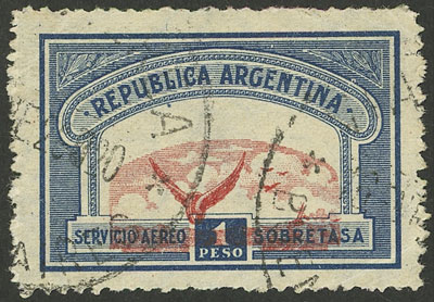 Lot 169 - Argentina airmail -  Guillermo Jalil - Philatino Auction # 2137 ARGENTINA: Special October auction