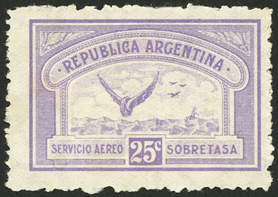Lot 165 - Argentina airmail -  Guillermo Jalil - Philatino Auction # 2137 ARGENTINA: Special October auction