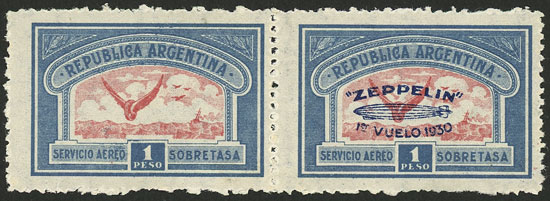 Lot 172 - Argentina airmail -  Guillermo Jalil - Philatino Auction # 2137 ARGENTINA: Special October auction