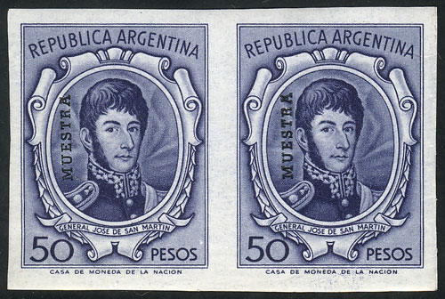 Lot 155 - Argentina general issues -  Guillermo Jalil - Philatino Auction # 2137 ARGENTINA: Special October auction