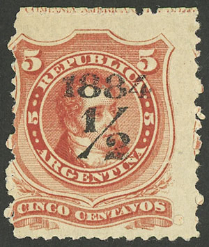 Lot 168 - Argentina general issues -  Guillermo Jalil - Philatino Auction # 2140 ARGENTINA: 